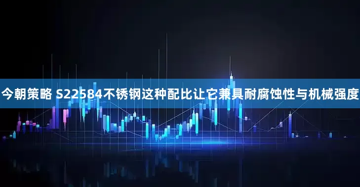 今朝策略 S22584不锈钢这种配比让它兼具耐腐蚀性与机械强度